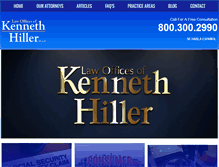 Tablet Screenshot of kennethhiller.com
